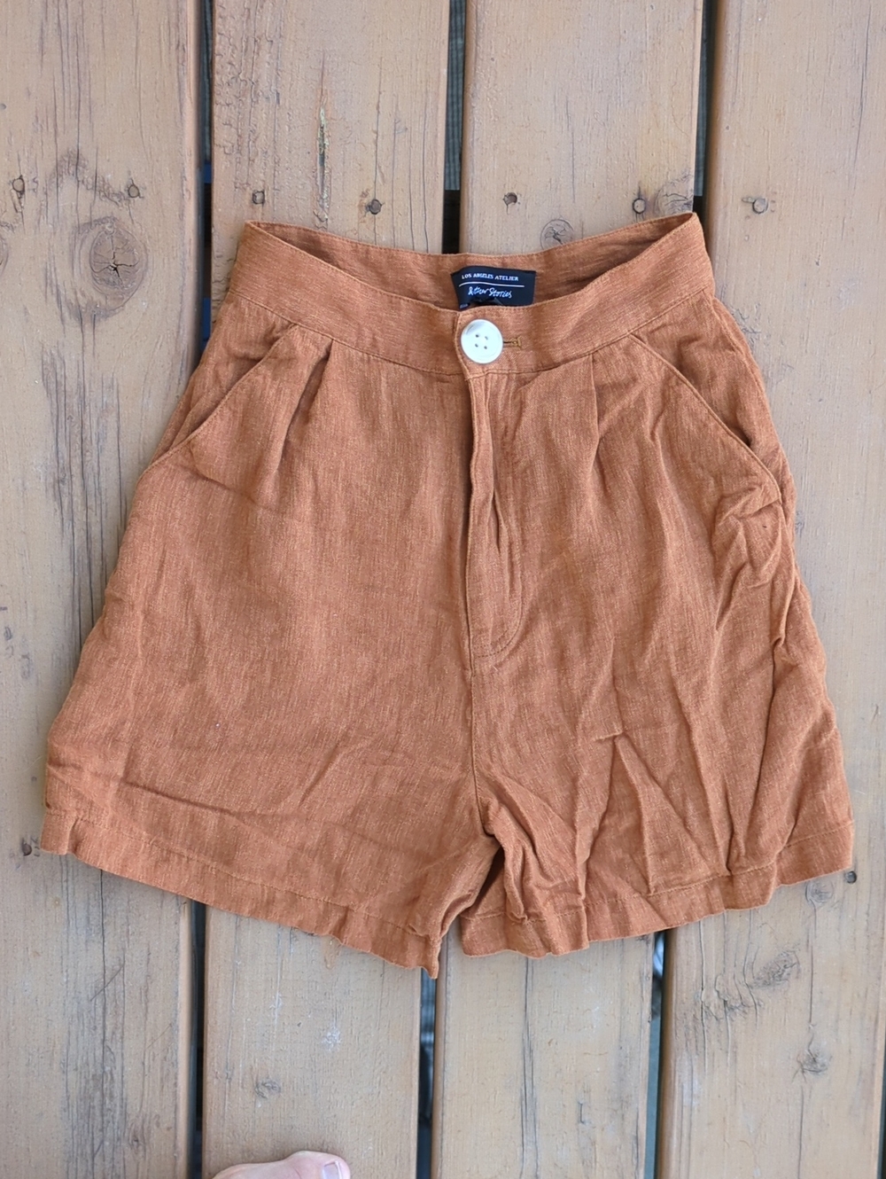 0 & Other Stories Linen Blend Shorts
